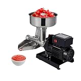 450 Watt Edelstahl Tomatenpresse Saucenmaschine Verstellbare Rutsche mit Filter Für Dessertläden und Obstmärkte Macht Ketchup, Erdbeermarmelade, Heidelbeermarmelade und andere Marmeladen