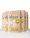 oecolife Toilettenpapier BAMBUS, 3-lagig, 30 Rollen á 150 Blatt, superweich, plastikfrei verpackt, vegan, nachhaltiges Klopapier