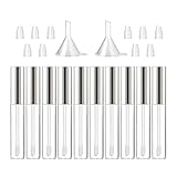 10 Ml Wimperncremesbehälterflasche Mit Gummieinsätzen Und Trichter Für Diys Kosmetik Leerer Wimperntusche