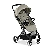 Hauck Reisebuggy Travel N Care Plus mit Liegefunktion, nur 7,2 kg, UV-Schutz 50+, bis 25 kg belastbar (22 kg Kind + 3 kg Korb), Klein Faltbar (Olive Green)