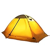 YTGDBDG 1-2 Personen Campingzelt mit Doppeltüren, wasserdichter Sonnenschutz, Rucksackzelte, für Outdoor, Rucksackreisen, Bergsteigen, Reisen