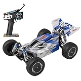 RC Auto 65km/h 4WD Schnell Offroad RC Rennwagen 1:14 RC Offroad Auto mit LED Beleuchtung 2.4GHz Geländewagen Offroad RC Auto mit Aluminium Chassis Erwachsene Kinder