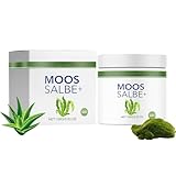 Moossalbe Plus - Moossalbe Gesicht Falten - Feuchtigkeitsspendende Gesichtscreme - Anti-falten-creme Frauen Gesichtspflege - Moossalbe mit Kollagen & Aloe vera - Moossalbe Damen Reduzieren Trockenheit