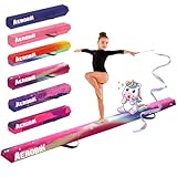 Schwebebalken Aerobik® | Zusammenklappbarer Unicorn Gymnastikbalken für Kinder und Erwachsene | Transportabel mit Tragetasche | Starr, leicht, rutschfest | 3 Lagen Soft-Touch-Beschichtung