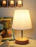 Nachttischlampe Touch Dimmbar, HSLighting Tischlampe Touch Dimmbare Glühbirne 3 Helligkeitsstufen Einstellbar Schreibtischlampe Minimalistische Tischleuchte für Nachttisch Schlafzimmer Lesen Wohnzimme
