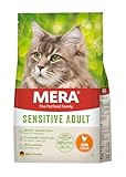 MERA Cats Sensitive Adult Huhn, Premium Trockenfutter für Katzen, getreidefrei und nachhaltig, mit hohem Fleischanteil, 2 kg