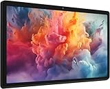 MUISOO Android 14 Tablet, Octa-Core 10 Zoll, 10 GB + 64 GB (erweiterbar auf 1 TB), Android-Tablet mit Bluetooth 5.3, WiFi 6, Dual-Kamera, 5 MP + 8 MP, Face ID, 4G Wireless Dongle (Schwarz)