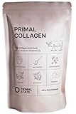 Primal State® Collagen Pulver [460g] - aktuell in Alternativ-Verpackung - Bioaktives Kollagen Hydrolysat - Peptide Typ 1 und 3 - Geschmacksneutral - Perfekte Löslichkeit