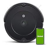 iRobot Roomba 694 Saugroboter, WLAN-Konnektivität, gut für Tierhaare, Teppiche, Hartböden, selbstaufladend