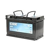Exide EK800 AGM Starter-Batterie Start-Stop 12V 80Ah 800A