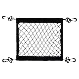 Motorrad Cargo Netz, Motorrad Netz Cargo Net für Motorrad, Polyester Cargo Bungee Net mit 4 verstellbaren Haken, 360 Grad drehbar, Einfache Installation Motorrad Netz, für Frachtaufbewahrung