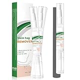 Warzen Entferner Stift 3ml 2Pcs, effektive Behandlung von Warzen, Haut-Tag-Entferner-Stift für Gesicht, Körper und Hände passend für alle Hauttype