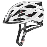 uvex i-vo 3D - Leichter Allround-Helm für Damen und Herren - individuelle Größenanpassung - erweiterbar mit LED-Licht - White - 52-57 cm