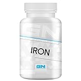 GN Laboratories Iron (120 Kapseln) – 100% vegan – Eisen & Vitamin C – leicht dosierbar – Made in Germany