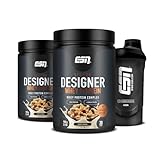 ESN Designer Whey Protein Pulver, Leons Cereal, 2 x 908g Dose + Gratis ESN Shaker