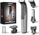 Intimrasierer Mann Elektrisch,MAXGROOM Rasierer Herren Intimbereich mit Führungskamm, Nass-Trocken IPX6 Barttrimmer,3-in-1 Körperhaartrimmer für Beard Konturen Bikini Rücken,Wasserdichter Intimtrimmer