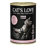 Cat'S Love | Nassfutter für Katzen | 6 x 400 g | (Hühnchen Kitten)