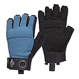 Black Diamond Unisex Crag Half-Finger Gloves Kletter-Handschuhe, Klettersteig, Astral Blue, L