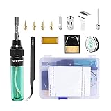 Elqubkan MT-100 3-In-1-Kit Gaslötkolben-Set Multifunktions-Gaslötkolben Kunststoff