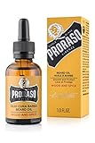 Proraso Beard Oil, Wood & Spice, Bartöl mit Zedernholz & Zitrus-Duft, Bart Weichmacher pflegt Haut & Haar und schützt das Barthaar, Made in Italy , 30 ml (1er Pack)