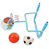 KOMBIUDA 1 Satz Fußballtor Basketballkorb Rahmen Wassersport Fußballnetz Fußball- und Basketballspiel sportnetz Basketballnetz Poolversorgung Schwimmbadversorgung Pool-Zubehör Abs
