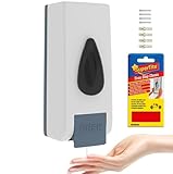 CHILL House Seifenspender Wandbefestigung Ohne Bohren - Seifenspender Wand - Desinfektionsspender - Duschgel Spender - Shampoo Spender - Duschgel Halterung Ohne Bohren - Seifenspender Dusche