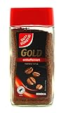 Gut & Günstig Gold löslicher Kaffee entkoffeiniert, 12er Pack (12 x 100g)
