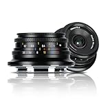 7artisans 10 mm F3.5 Weitwinkel-Pancake-Objektiv mit Fixfokus für spiegellose APS-C-Kameras, kompatibel mit Olympus und Panasonic MFT M4/3-Mount, GH/G9/GX/GF/BGH-Serie