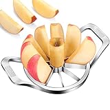 Apfelschneider Edelstahl Apfelteiler zum Zerschneiden Apfelspalter Apfelspaltenschneider Apfelschäler Apfelzerteiler Apfelstecher Apfelkernausstecher Apfelportionierer Apfelentkerner Apfelausstecher