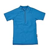 Sterntaler Unisex Baby Kurzarm-schwimmshirt Rash Guard Shirt, Blau, 86-92