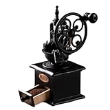 Manuelle Retro-Kaffeemühle, tragbar, Riesenrad, Kaffeebohnenmühle, professionell, handgefertigtes Kaffeezubehör