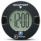 OOONO P-DISC NO1 - Elektronische Parkscheibe mit Zulassung fürs Auto - Automatische Digitale Parkscheibe Elektrisch mit Zulassung vom KBA nach StVO - Elektrische Parkuhr Auto zugelassen