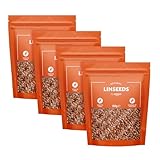 by Amazon Leinsamen, 1400 g, 4 Packungen à 350 g