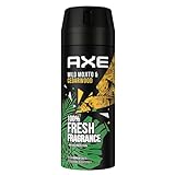 Axe Bodyspray Wild Mojito & Cedarwood Deo ohne Aluminium sorgt 48 Stunden lang für effektiven Schutz vor Körpergeruch 150 ml