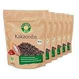 6x CLASEN BIO Kakaonibs, roh, vegan, ohne Zucker - 200 g