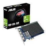 ASUS GeForce GT 730 2GB DDR5 Grafikkarte (4x HDMI, Single-Slot-Design, passive Kühlung, GPU Tweak II, GT730-4H-SL-2GD5)