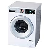 Theo Klein 9213 Bosch Waschmaschine | Vier Waschprogramme und Originalgeräusche | Funktioniert mit und ohne Wasser | Spielzeug für Kinder ab 3 Jahren, Weiß, 23 x 20 x 27.80 cm