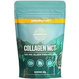 Collagen Pulver von Primal Harvest - Bioaktives Premium Collagen Complex, nachhaltige Grasfütterung, Kollagen Hydrolysat, Geschmacksneutral, optimale Löslichkeit (Primal Collagen MCT (1 Pack))