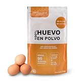 Eipulver (1 kg) | Pasteurisiertes Ei ohne Gluten | Getrocknetes Vollei | Ohne Zusatzstoffe | Laktosefreies Produkt im Zip-Beutel