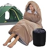 Campingschlafsack, Hüttenschlafsack, leichter Campingschlafsack | Schlafsack für Rucksackreisen, kompakter Schlafsack wasserdicht leicht für die kalte Jahreszeit