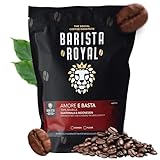 BARISTA ROYAL Kaffeebohnen 1kg 'Amore E Basta Kaffee' | Frische Bohnen aus Guatemala & Indonesien | 100% Arabica ganze Bohnen | Ideal für Vollautomat und Filtermaschine