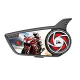 S8 Pro Motorrad Helm Bluetooth Headset Intercom wasserdichtes Kommunikator Netzwerk 500-1000M 6-8 Fahrer Interphone-1PCS