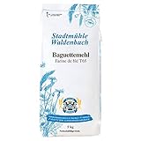 Stadtmühle Waldenbuch Baguettemehl, Farine de blé T65, Baguette de tradition française, 5 kg