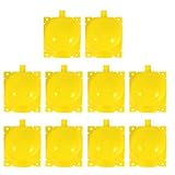 Pflanzentransplantation Schnittwurzelgerät Set, robuste Hochdruckausbreitungskugel 5pcs für Verschiedene Pflanzen (Gelb)