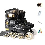 Inline-Rollschuhe - Verstellbare, professionelle, schicke Skates für Kinder und Erwachsene, Outdoor-Rollerblades für Clubjungen und -mädchen