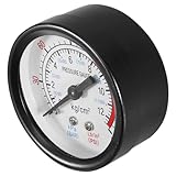 Alipis Druckmesserzubehör Luftdruckmesser Manometer für Luftkompressor Luftkompressor-Druckprüfgerät Manometer zur Druckprüfung Luftkompressor-Druckmesser Plastik