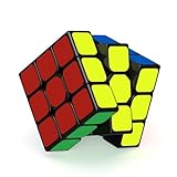 ROXENDA Würfel 3X3 Speed Cube - Einfaches Drehen & Glatt Spiel, Super-haltbarer Aufkleber mit Lebendige Farben (3x3x3)