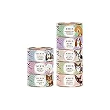 Terra Canis Minis-Kennenlernpaket, Hundefutter nass getreidefrei 8 x 100 g – Premium-Nassfutter für kleine Hunde, mit Rohstoffen in 100% Lebensmittelqualität