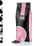 Mamis Caffè Dolce Vita (1 Kg) - Ganze Espressobohnen Mittel Gerösteter Kaffee mit leichter Süße - Italienischer Espresso mit dicker Crema - Perfekt als Cappuccino oder Latte Macchiato