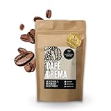 Café Crema | Ganze Bohne oder Gemahlen | 100% Arabica Premium Kaffee mit Aromen von Schokolade Toffee und gerösteten Nüssen | Goldmedaillen Gewinner 2024